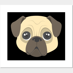 Pug Posters and Art